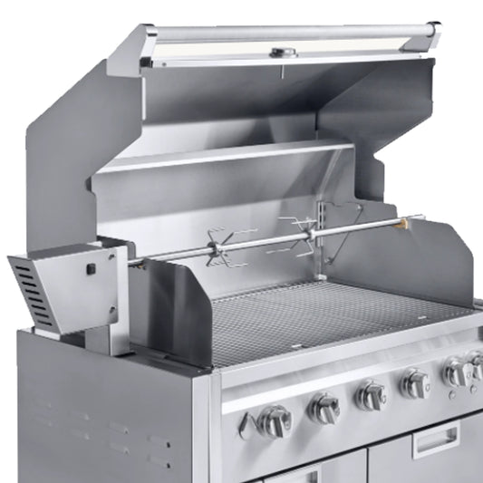 Crown Verity - Ensemble de rôtisserie pour barbecue 30''