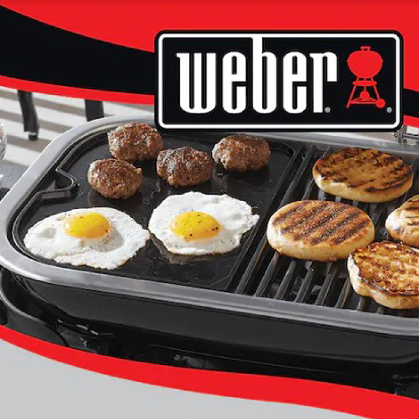 Weber - Plancha – Barbecue électrique Lumin Compact