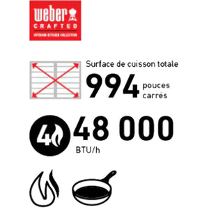 Weber - Barbecue au gaz propane - GENESIS E-435
