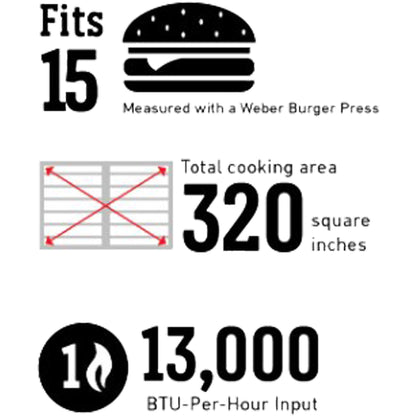 Weber - Barbecue au gaz propane portatif - VR TRAVELER