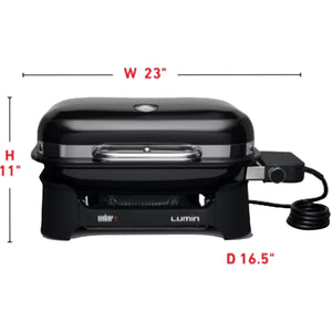 Weber - Barbecue électrique portatif - LUMIN COMPACT