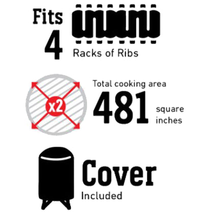 Weber - Fumoir Smokey Mountain Cooker 18 po