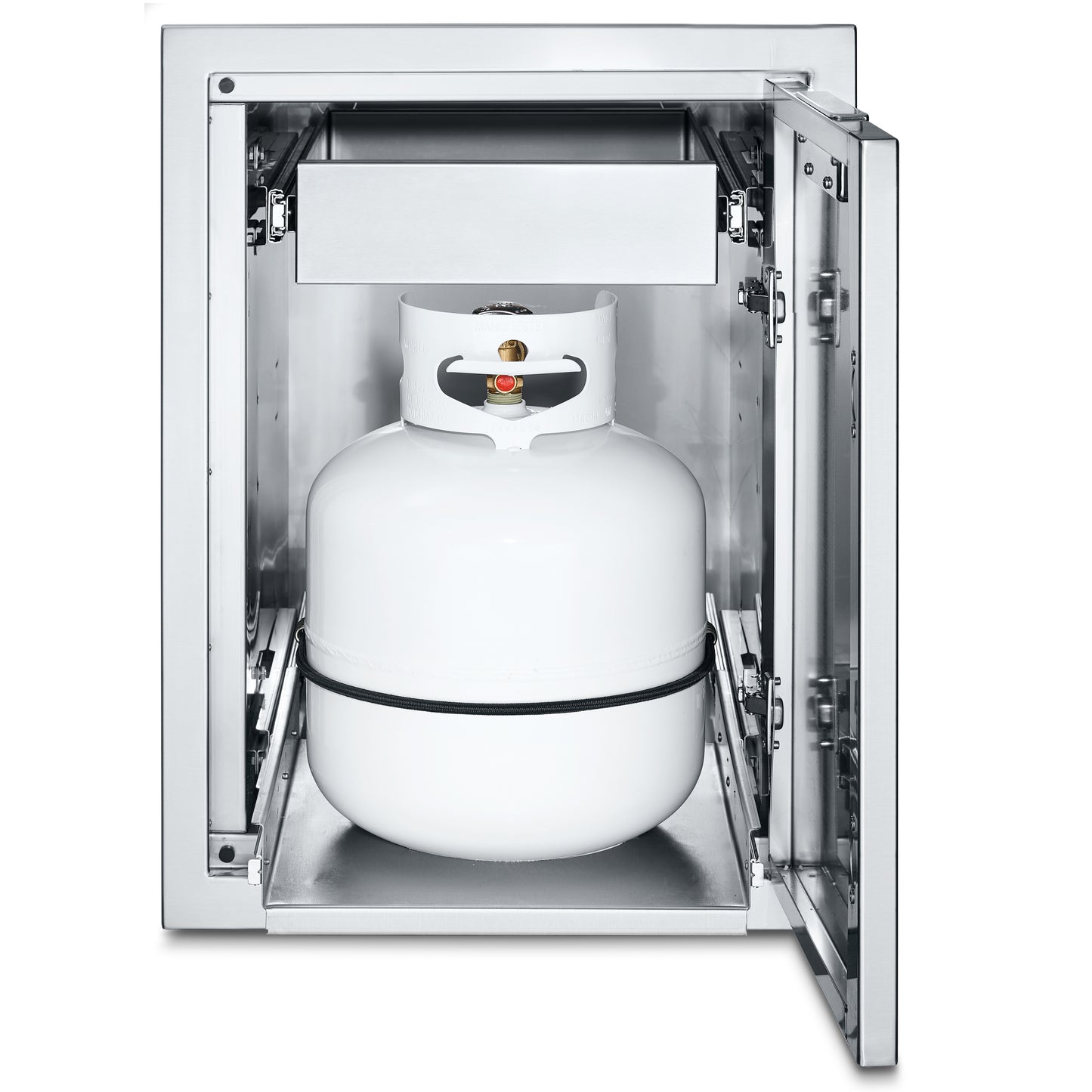 Crown Verity --armoire avec un support pour réservoir de propane et un tiroir Infinite