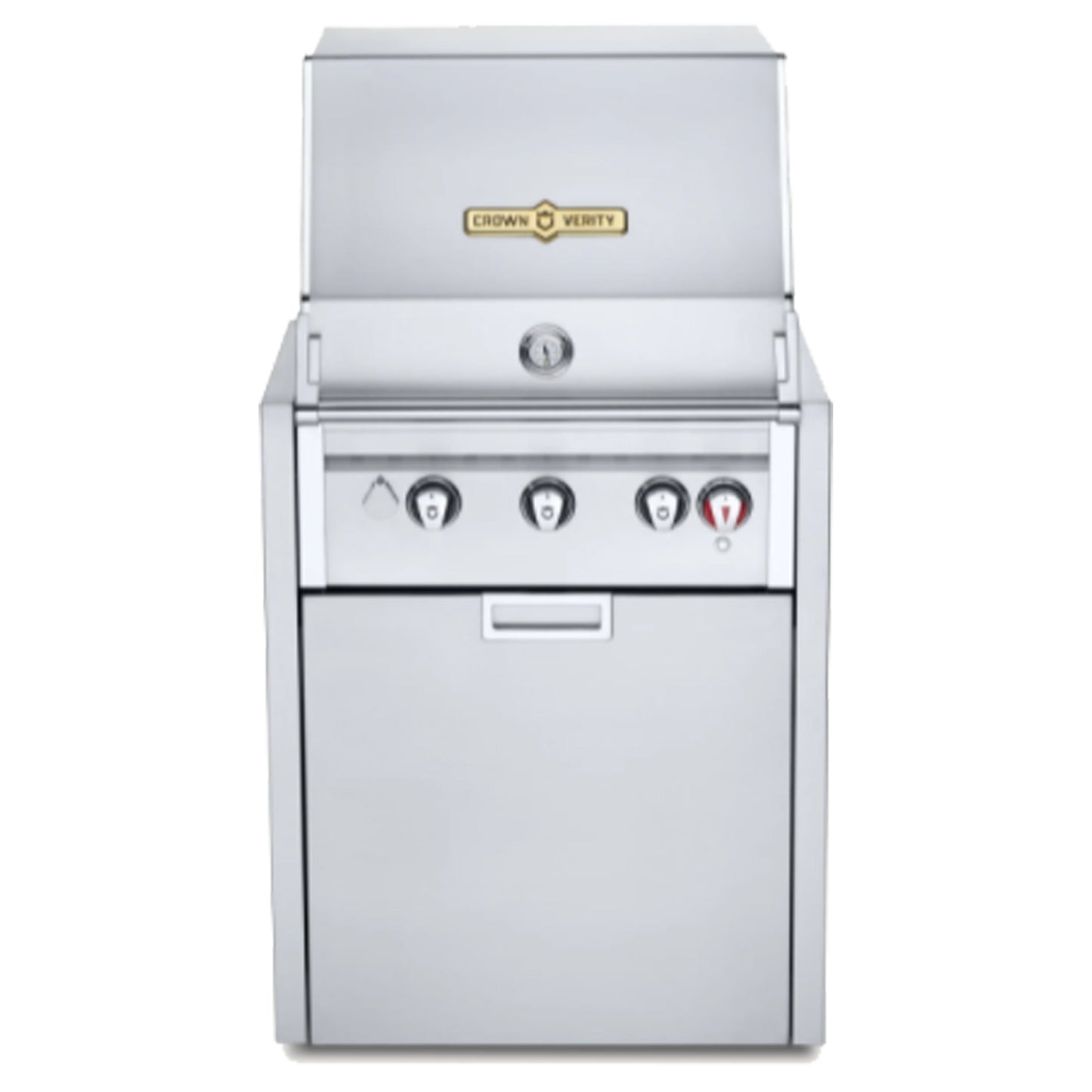 Crown Verity --barbecue 24 '' avec lumière au propane pour cuisine modulaire