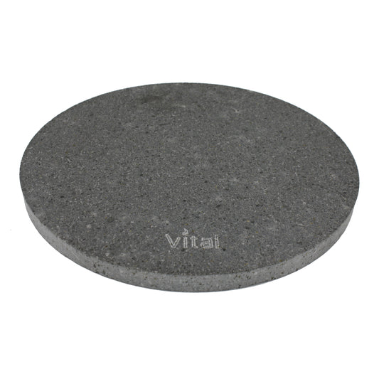 Vital - Tuile de cuisson - Pierre Volcanique de l'Italie Ronde (12po X 1.25po)