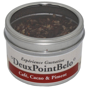 Deux Point Belo-Assaisonnement Café, Cacao & Piment