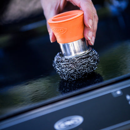 ENO - Support de nettoyage pour plancha avec 3 boules inox***