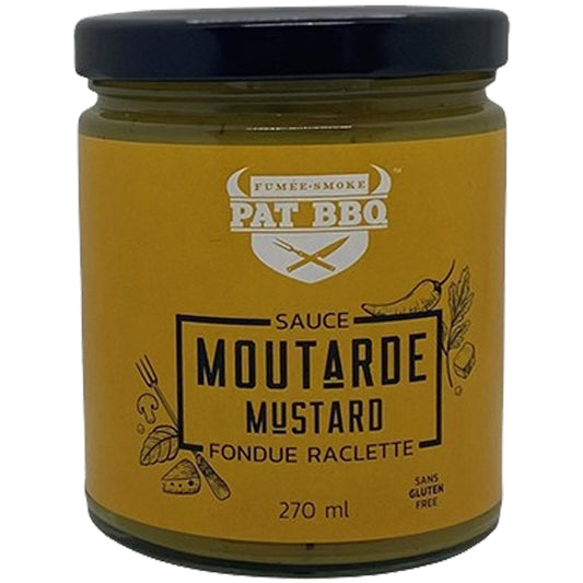 Pat BBQ - Sauce à fondue et raclette - Moutarde