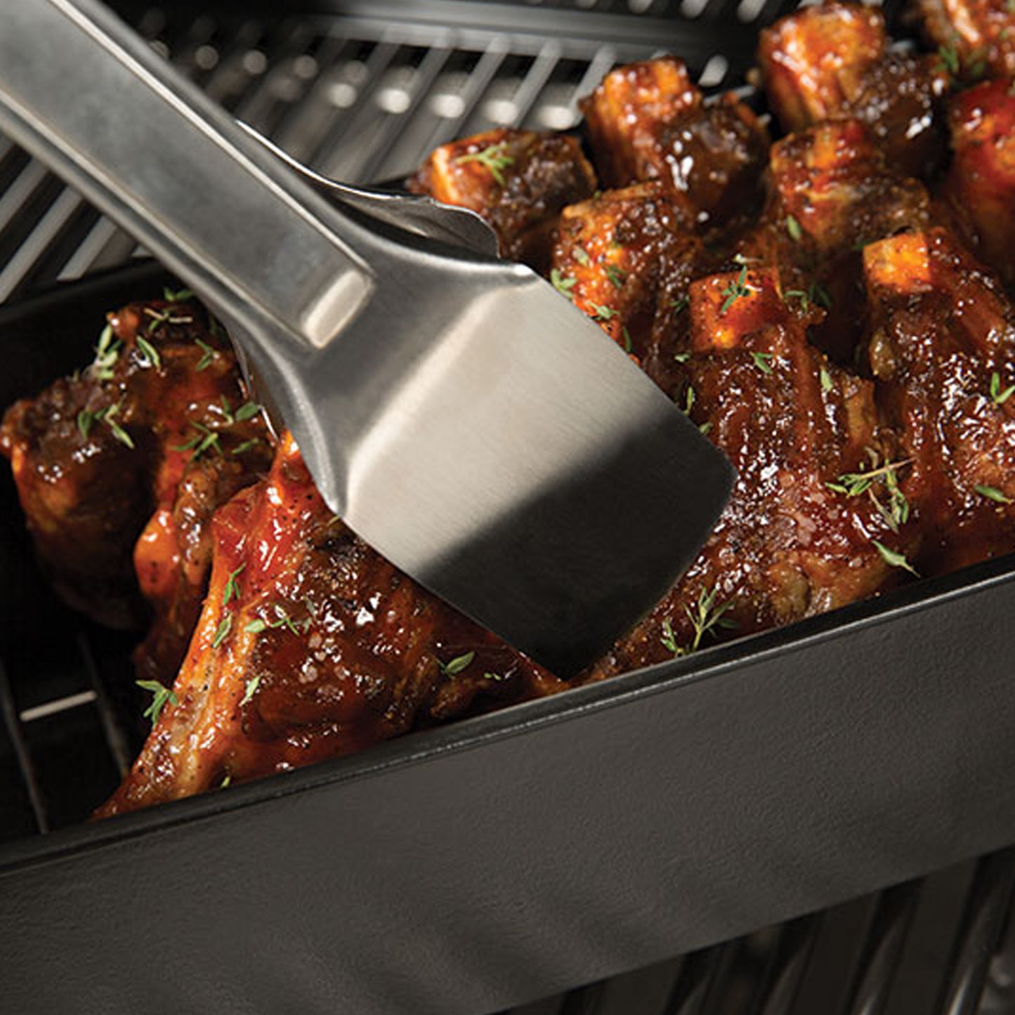 Broil King - Rôtissoire pour côtes levées en fonte