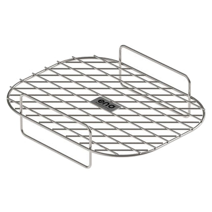 Eno - Grille rectangulaire de cuisson indirecte et de repos pour plancha en inox