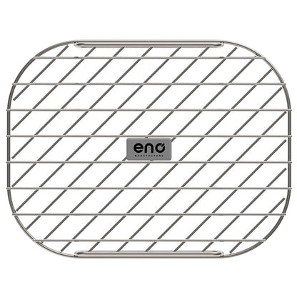 Eno - Grille rectangulaire de cuisson indirecte et de repos pour plancha en inox