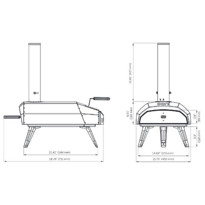 Ooni - Four à pizza multicombustible Karu 12