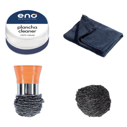 ENO - Coffret de nettoyage pour plancha en fonte émaillée