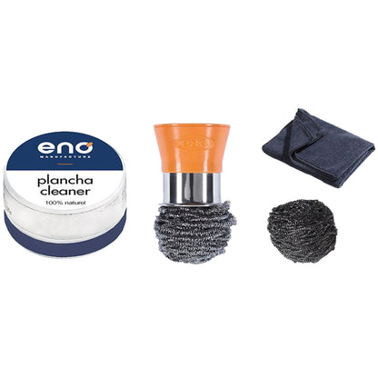 ENO - Coffret de nettoyage pour plancha en fonte émaillée