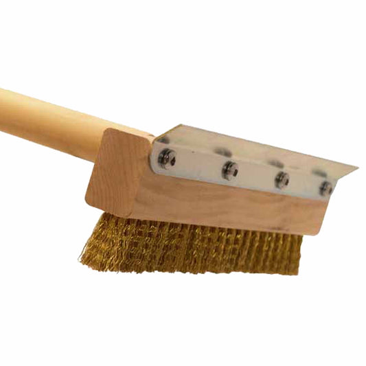 Omcan brosse pour four à pizza en laiton