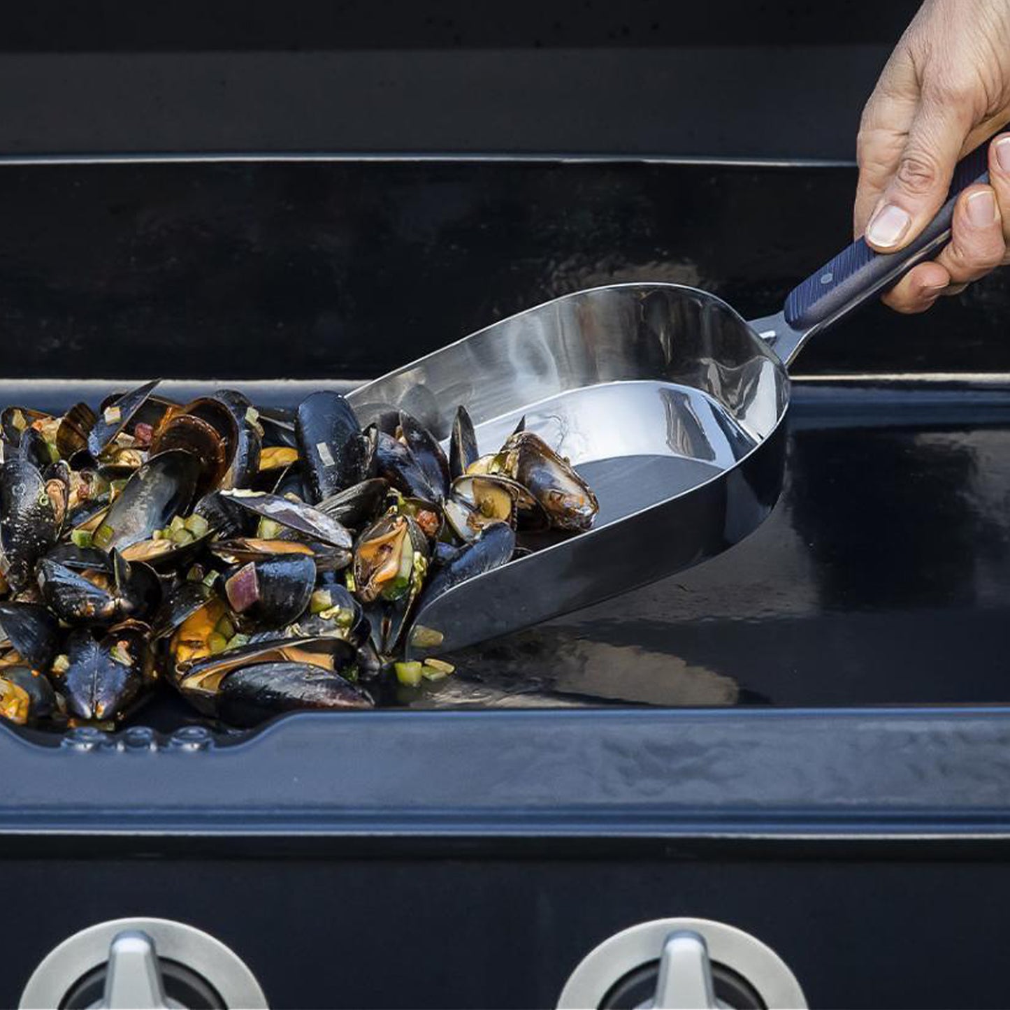 Eno - Pelle à moules en acier inoxydable