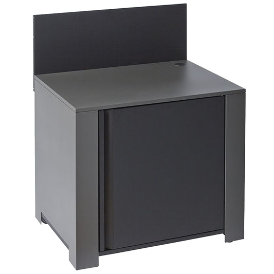 Eno - Module MODULO surbaissé en acier galvanisé thermolaqué gris cargo et noir
