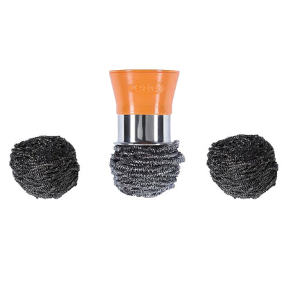 ENO - Support de nettoyage pour plancha avec 3 boules inox***
