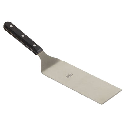 ENO - Spatule longue à poisson en inox, manche noir***
